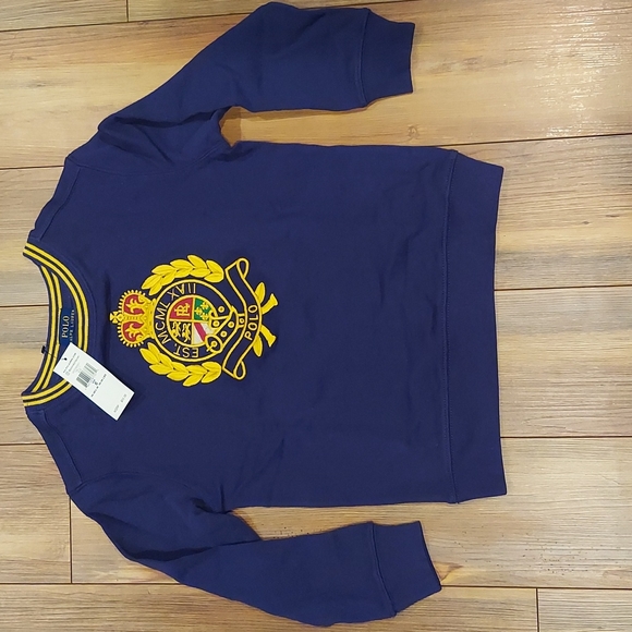 Polo Ralph Lauren Other - 🚫SOLD🚫 Polo Ralph Lauren Crest Cotton Sweatshirt Boys Size 6